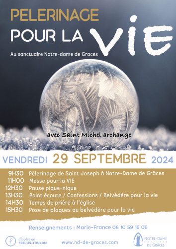 Affiche pèlerinage vie 2024