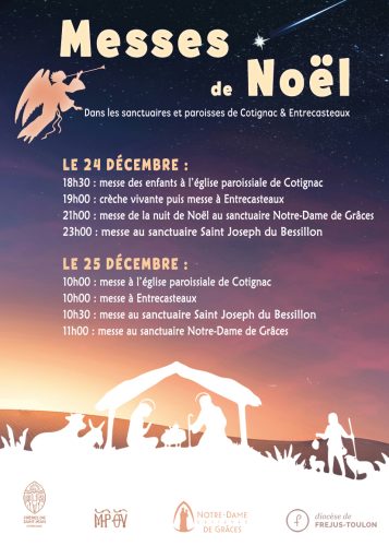 Toutes les messes de noël 2024