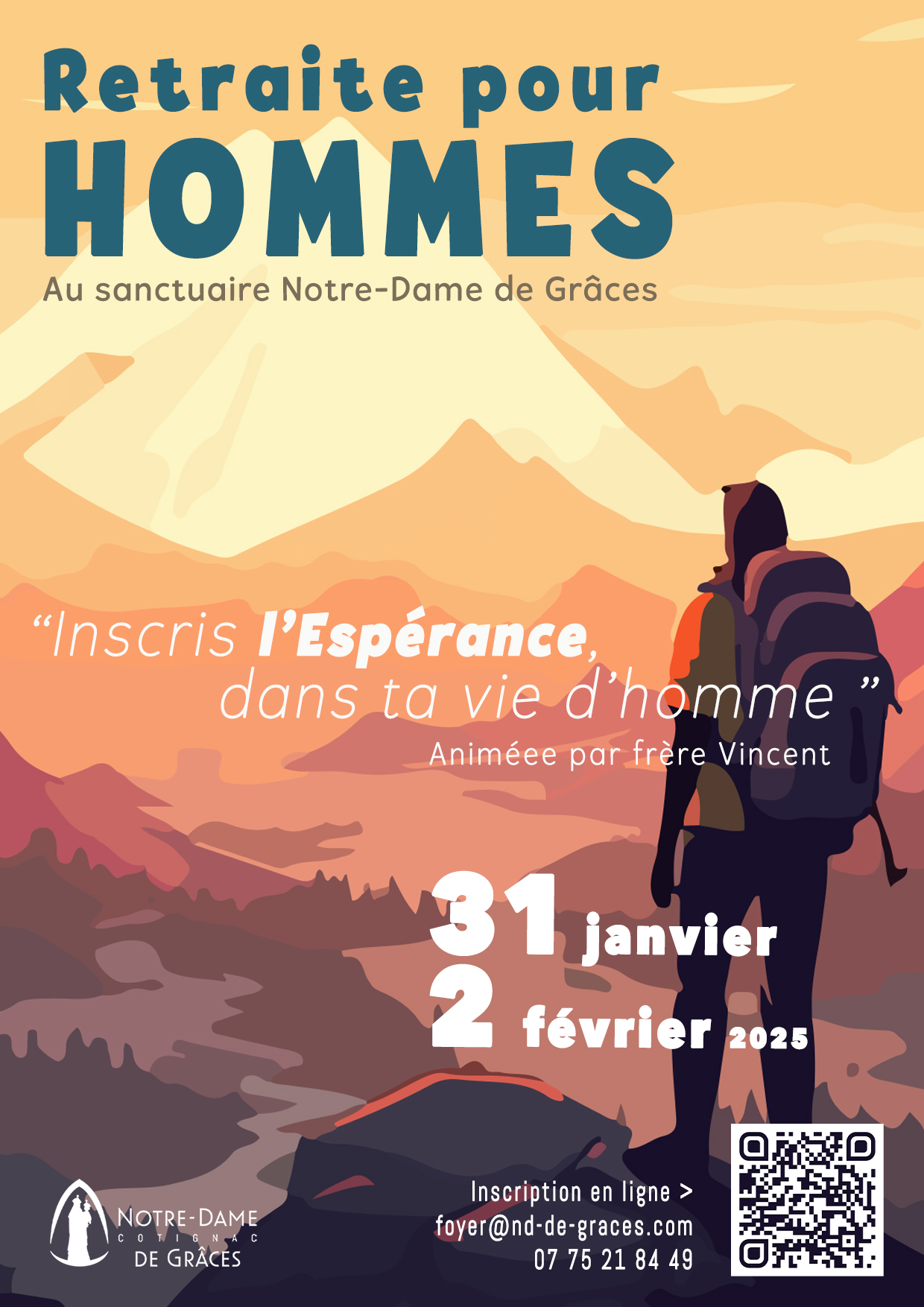 Retraite pour hommes 2025